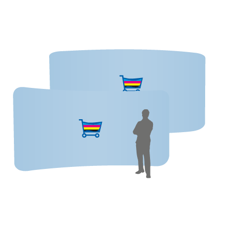 Textilwand ALU